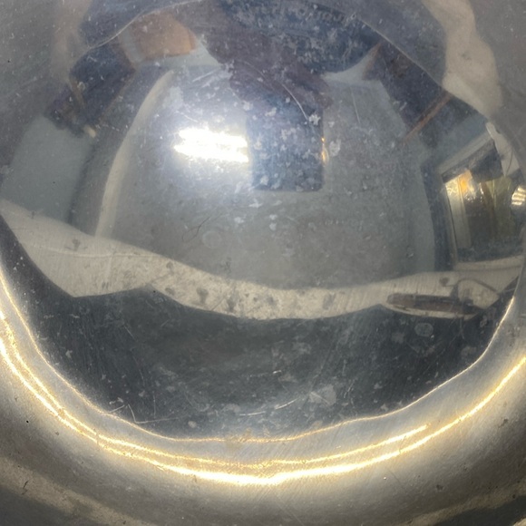 Nambé 527 Handmade Serving Bowl Tri Corner Dish Made of Aluminum Alloy Metal - Picture 6 of 11